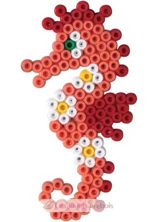 Sacchetto di 1000 perline di plastica Midi rosso HAMA-207-05 Hama 3