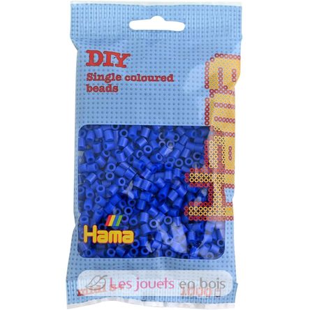 Sacchetto di 1000 perline di plastica Midi Blu scuro HAMA-207-08 Hama 1