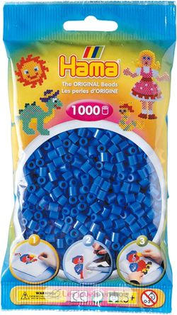 Sacchetto di 1000 perline di plastica Midi Blu HAMA-207-09 Hama 2