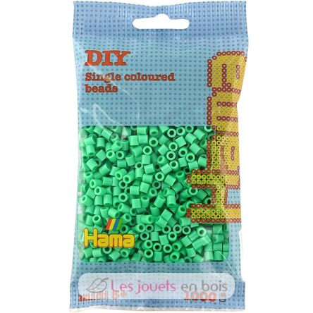 Sacchetto di 1000 perline di plastica Midi verde chiaro HAMA-207-11 Hama 1