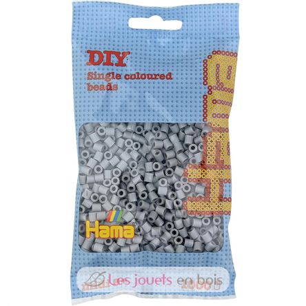 Sacchetto di 1000 perline di plastica Midi Grigio HAMA-207-17 Hama 1