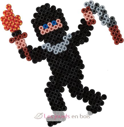 Sacchetto di 1000 perline di plastica Midi Nero HAMA-207-18 Hama 4