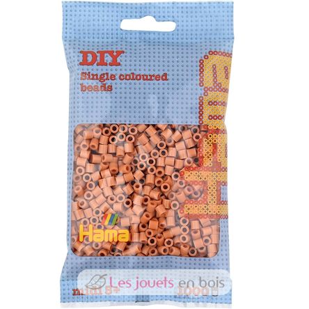 Sacchetto di 1000 perline di plastica Midi Marrone chiaro HAMA-207-21 Hama 1