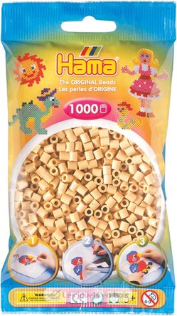 Sacchetto di 1000 perline di plastica Midi beige HAMA-207-27 Hama 2