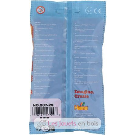Sacchetto di 1000 perline di plastica Midi Vino rosso HAMA-207-29 Hama 4