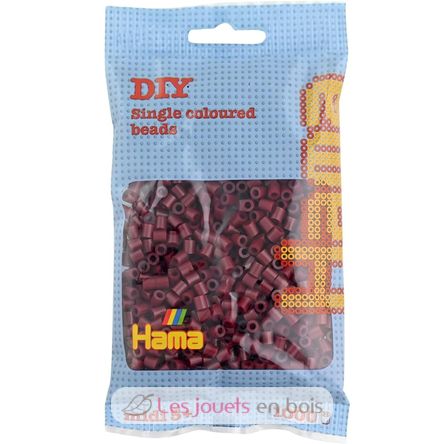 Sacchetto di 1000 perline di plastica Midi rosso marrone HAMA-207-30 Hama 4