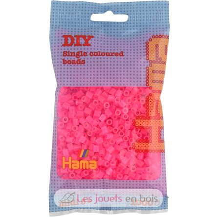 Sacchetto di 1000 perline di plastica Midi fucsia HAMA-207-32 Hama 1