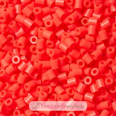 Sacchetto di 1000 perline di plastica Midi Rosso fluo HAMA-207-33 Hama 2