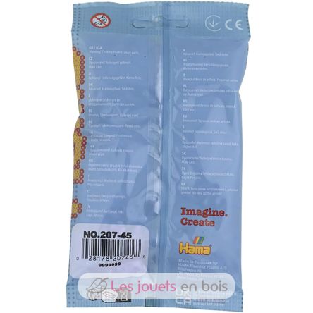 Sacchetto di 1000 perline di plastica Midi viola pastello HAMA-207-45 Hama 4