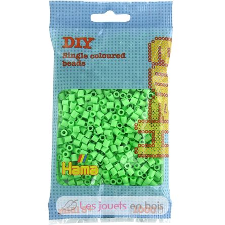 Sacchetto di 1000 perline di plastica Midi verde pastello HAMA-207-47 Hama 1