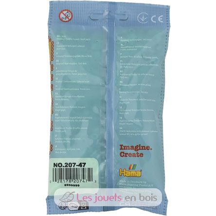 Sacchetto di 1000 perline di plastica Midi verde pastello HAMA-207-47 Hama 4