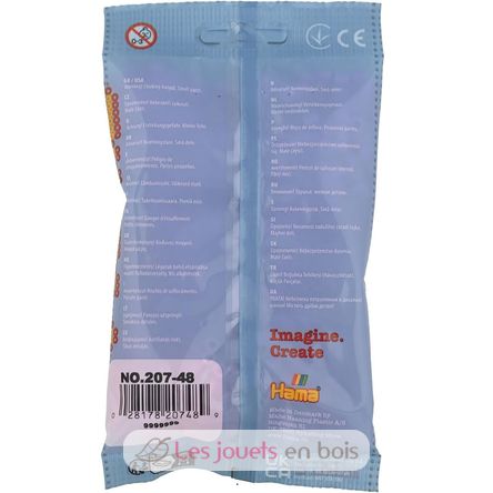 Sacchetto di 1000 perline di plastica Midi rosa pastello HAMA-207-48 Hama 4