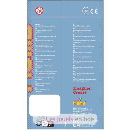 Sacchetto di 1000 perline di plastica Midi rosa pastello HAMA-207-48 Hama 5