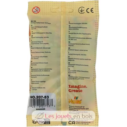 Sacchetto di 1000 perline di plastica Midi Transp mix HAMA-207-53 Hama 3