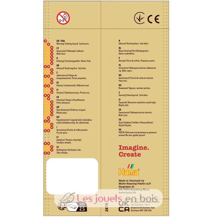 Sacchetto di 1000 perline di plastica Midi Transp mix HAMA-207-53 Hama 4