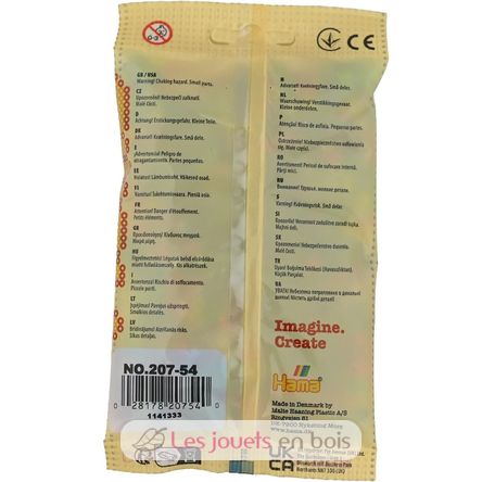 Sacchetto di 1000 perline di plastica Midi paillettes HAMA-207-54 Hama 4