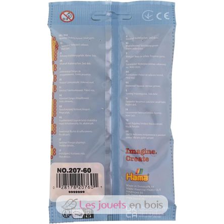 Sacchetto di 1000 perline di plastica Midi orsacchiotto marrone HAMA-207-60 Hama 4