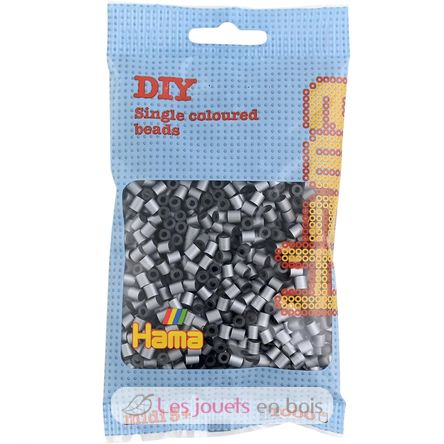 Sacchetto di 1000 perline di plastica Midi argento HAMA-207-62 Hama 1