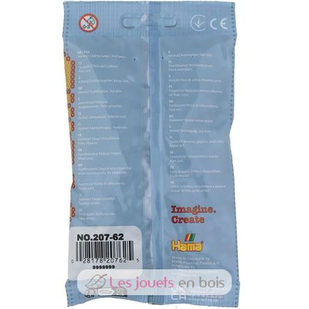 Sacchetto di 1000 perline di plastica Midi argento HAMA-207-62 Hama 4