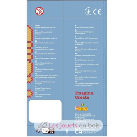 Sacchetto di 1000 perline di plastica Midi argento HAMA-207-62 Hama 5