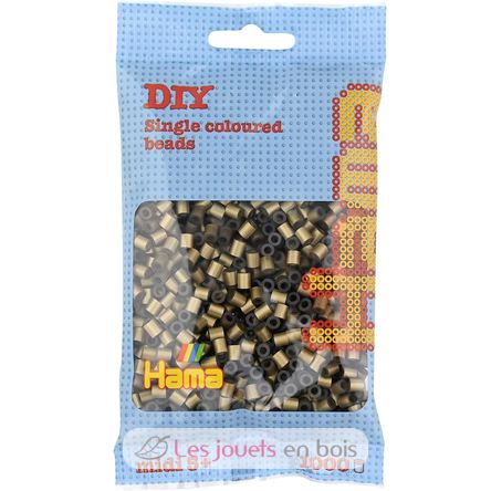 Sacchetto di 1000 perline di plastica Midi bronzo HAMA-207-63 Hama 1