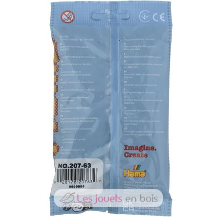 Sacchetto di 1000 perline di plastica Midi bronzo HAMA-207-63 Hama 4