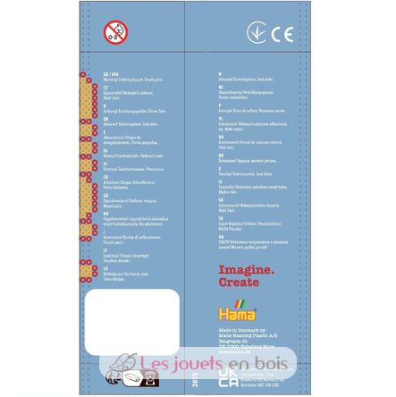 Sacchetto di 1000 perline di plastica Midi Perlato HAMA-207-64 Hama 4