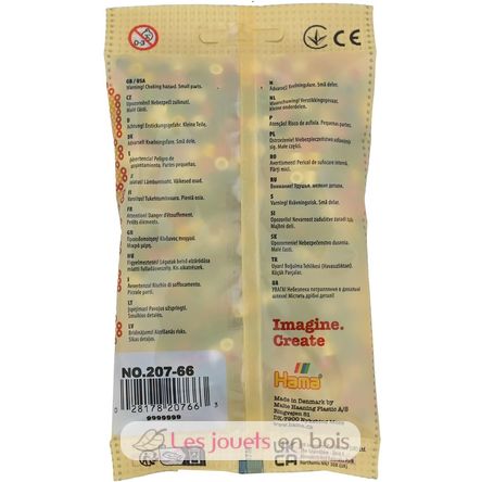 Sacchetto di 1000 perline di plastica Midi miscela base 6 colori HAMA-207-66 Hama 3