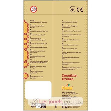 Sacchetto di 1000 perline di plastica Midi miscela base 6 colori HAMA-207-66 Hama 4
