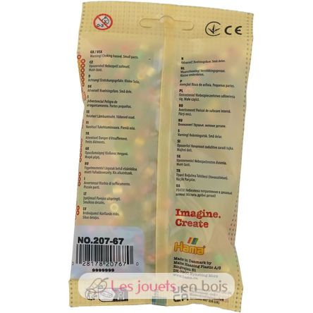 Sacchetto di 1000 perline di plastica Midi miscela base 22 colori HAMA-207-67 Hama 3