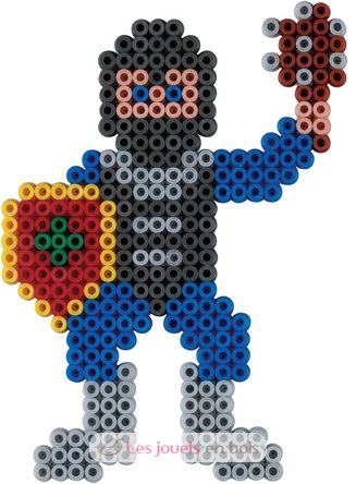 Sacchetto di 1000 perline di plastica Midi grigio chiaro HAMA-207-70 Hama 4