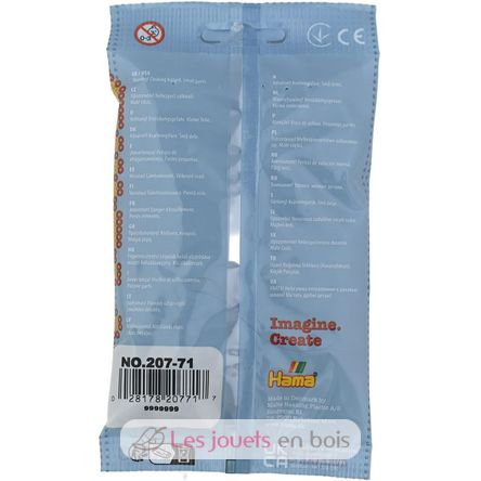 Sacchetto di 1000 perline di plastica Midi grigio scuro HAMA-207-71 Hama 6