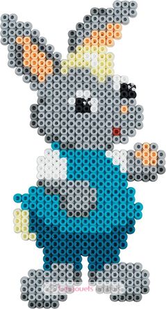 Sacchetto di 1000 perline di plastica Midi grigio scuro HAMA-207-71 Hama 3
