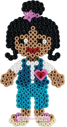 Sacchetto di 1000 perline di plastica Midi blu trasparente HAMA-207-73 Hama 5