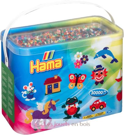 Barrel 30000 Midi perline di plastica 22 colori HAMA-208-67 Hama 1