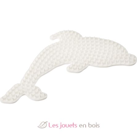 Piatto delfino bianco con perline di plastica Midi HAMA-300 Hama 1