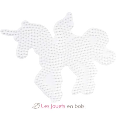 Piatto unicorno bianco con perline di plastica Midi HAMA-315 Hama 1