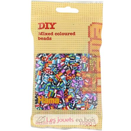 Sacchetto di 1000 perline di plastica Midi due toni HAMA-207-90 Hama 1