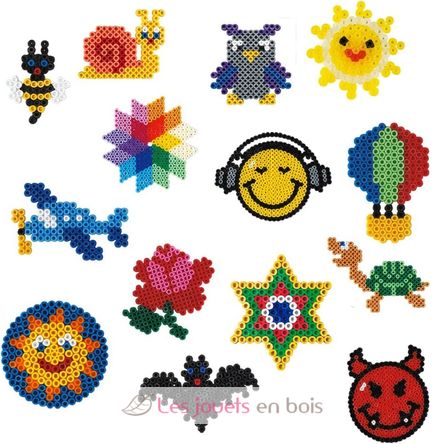 Vaso giallo di 4000 perline di plastica Midi HAMA-2052 Hama 4