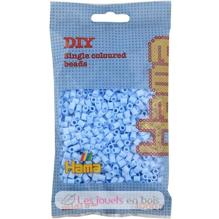 Sacchetto di 1000 perline di plastica Midi blu ghiaccio HAMA-207-97 Hama 1