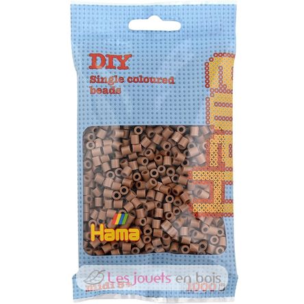 Sacchetto di 1000 perline di plastica Midi Castagno glassato HAMA-207-76 Hama 1