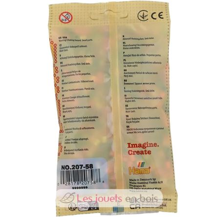 Sacchetto di 1000 perline di plastica Midi mescolare 58 colori HAMA-207-58 Hama 2