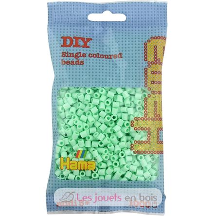 Sacchetto di 1000 perline di plastica Midi menta pastello HAMA-207-98 Hama 1
