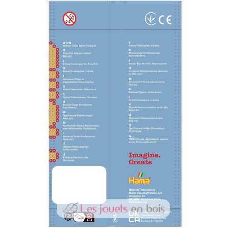 Sacchetto di 1000 perline di plastica Midi eucalipto HAMA-207-101 Hama 4