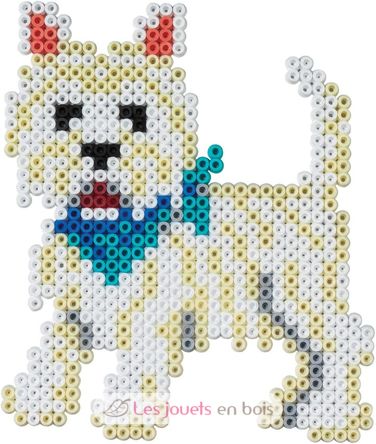 Sacchetto di 1000 perline di plastica Midi bianco calcareo HAMA-207-77 Hama 3