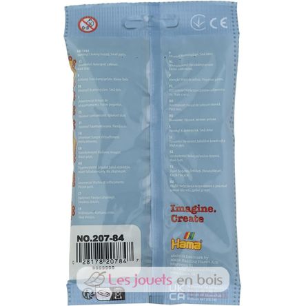 Sacchetto di 1000 perline di plastica Midi Verde oliva 207-84 Hama 7