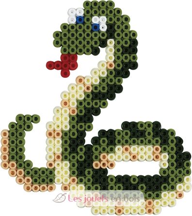Sacchetto di 1000 perline di plastica Midi Verde oliva 207-84 Hama 3