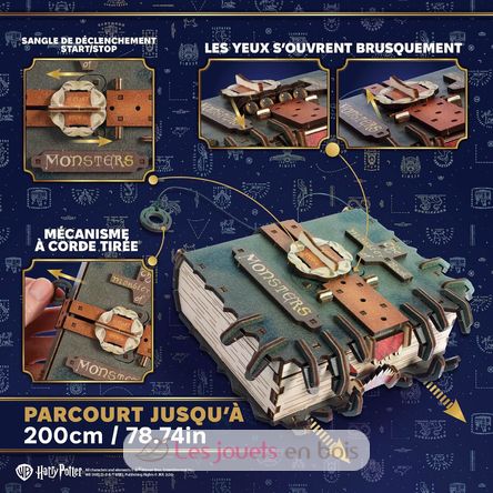 Il libro mostro dei mostri modello meccanico U70274 Ugears 5