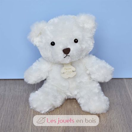 Orso coccolone in peluche avorio 21 cm HO2533 Histoire d'Ours 5