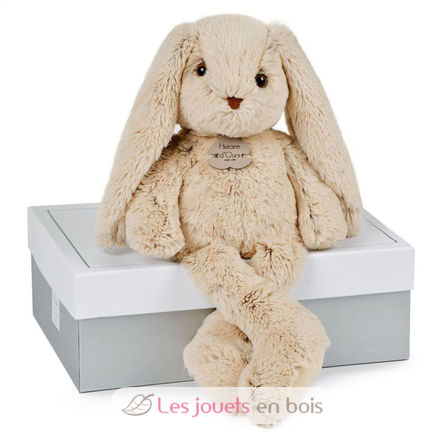 Peluche coniglio beige 40 cm HO2431 Histoire d'Ours 1